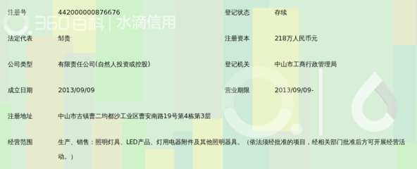 中山市灵创照明灯饰_360百科